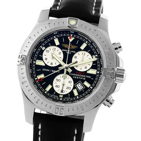 how do i identify my breitling watch|copy Breitling colt chronograph watch.